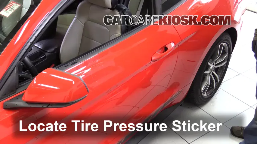 2015 Ford Mustang EcoBoost 2.3L 4 Cyl. Turbo Tires & Wheels Check Tire Pressure